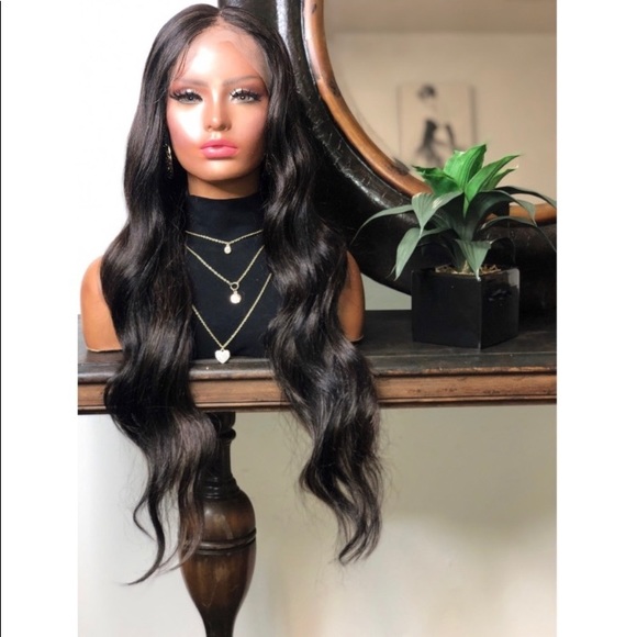 E Beauty Wigs Accessories - LOLA| LONG DEEP WAVE HIGHLIGHTS LACE FRONT WIG